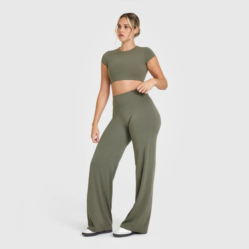 High-Waisted Flare Yoga Pants